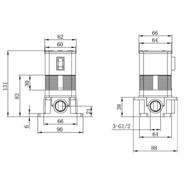 смеситель для душа caprigo adria uno 02-550-vot