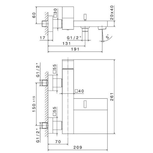 смеситель для ванны kerama marazzi futura 66440km.01.093 черный матовый