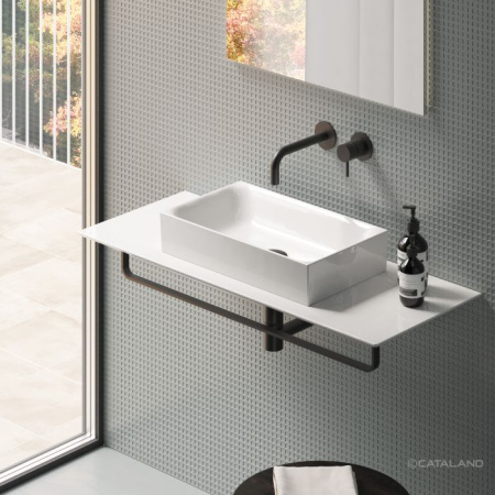 раковина накладная 50х30 см catalano new premium 150avp00
