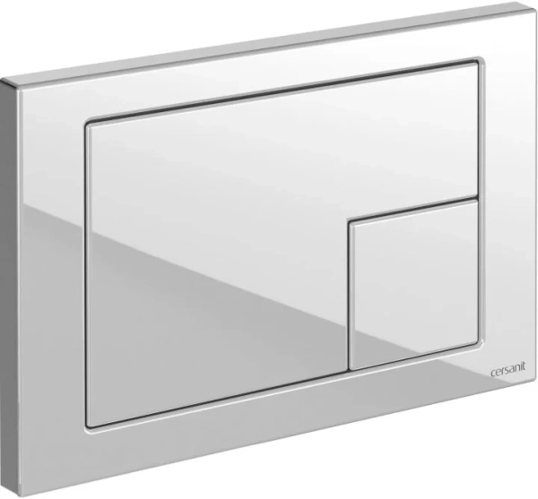 кнопка смыва для инсталляции cersanit corner 64077 для унитаза, пластик, цвет белый