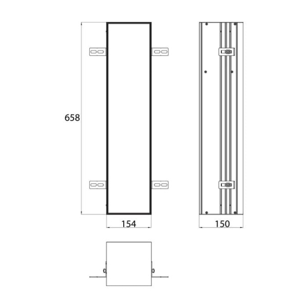 Шкафчик для туалета Emco Asis 9756 110 12 Встраиваемый