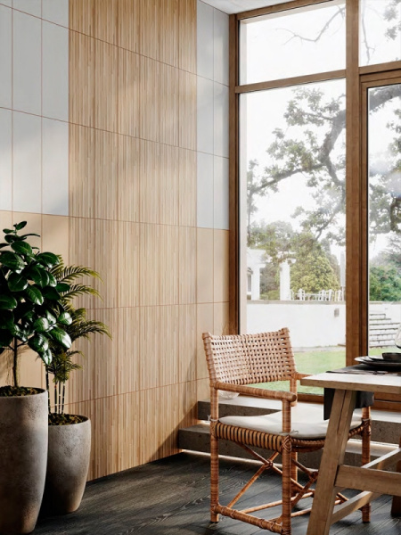 Керамическая плитка Kerama Marazzi Ауленти бежевый 7211 настенная 20х50 см