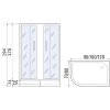 душевой уголок river don 100x80 mt r 10000008309 с поддоном