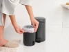 мусорное ведро brabantia newicon 233449 3 л, серое