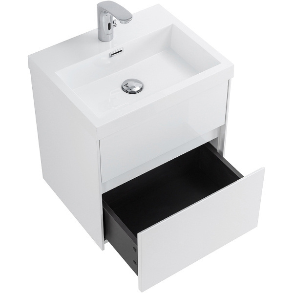тумба под раковину belbagno pietra mini 50 pietra mini-500as-2c-so-bl подвесная bianco lucido