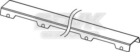 решетка tece tecedrainline "steel ii" 601283: прямая, нержавеющая сталь, 120 см, сатин