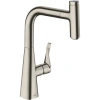 Смеситель для кухни Hansgrohe Metris Select M71 14857800, сталь