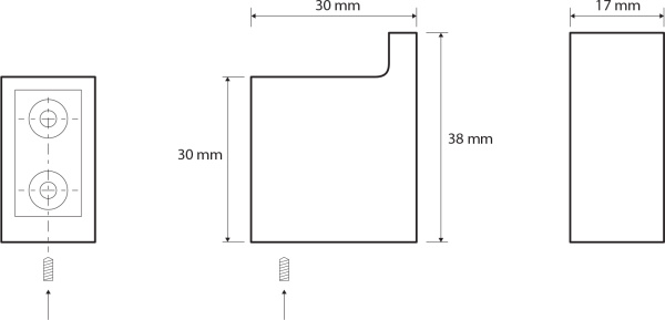 Крючок для полотенец Bemeta Nero 135006010 черный матовый