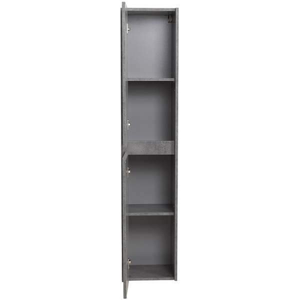 шкаф пенал belbagno kraft 33 l kraft-1600-2a-sc-cg-l подвесной cemento grigio
