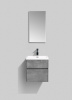 тумба для раковины belbagno pietra mini-500as-2c-so-scm, подвесная, цвет stucco cemento