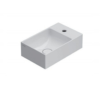 Раковина накладная Globo T-Edge B6R40BI 40х25 см, белый глянцевый