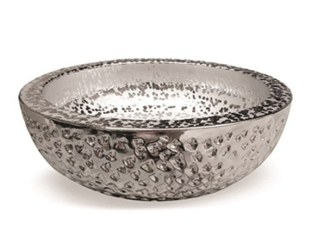 раковина-чаша 41 см ceramalux j2050 серебро