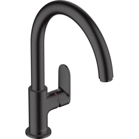 Смеситель для кухни Hansgrohe Vernis Blend M35 71870670, черный матовый