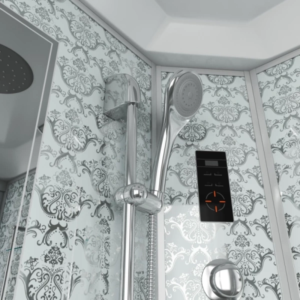 душевая кабина niagara luxe 120x120 ng-7744w с гидромассажем