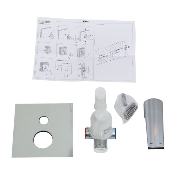 двухпозиционный смеситель для ванны belbagno arlie arl-bdm-crm