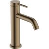 Смеситель для раковины Hansgrohe Tecturis S 73310140 с донным клапаном, бронза