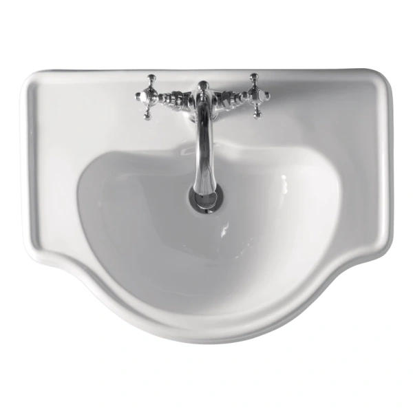 раковина встраиваемая 62 см kerasan retro 103001