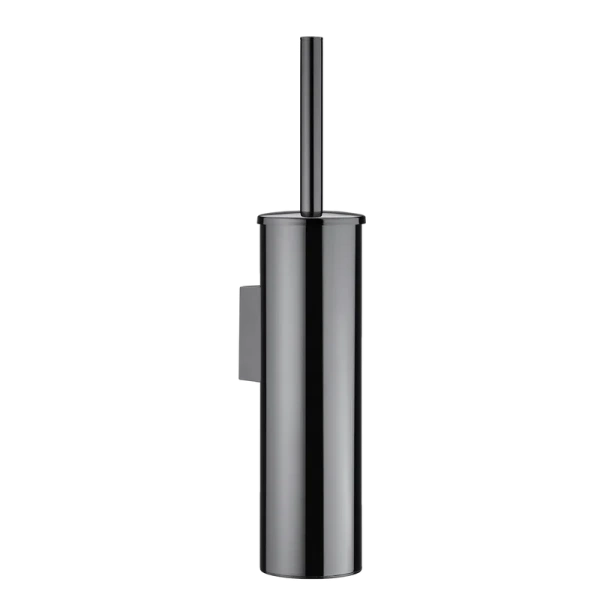 Ёршик для унитаза Wasserkraft Glan 1087PB polished black