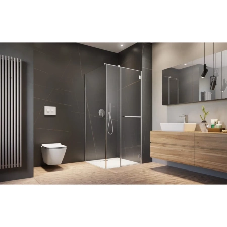 душевой уголок radaway carena kdj 120r*80 134442-01-01nr прозрачное