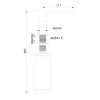 дозатор wonzon & woghand ww-88sd01-bg брашированное золото