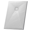 душевой поддон из искусственного камня rgw st-147w 16152714-01 70x140 см, прямоугольный, белый