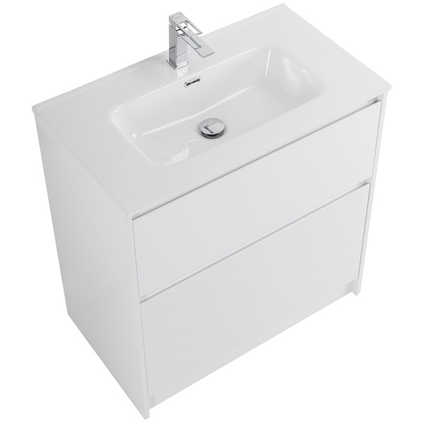 тумба для раковины belbagno kraft-800-2c-pia-bo, напольная, цвет белый.