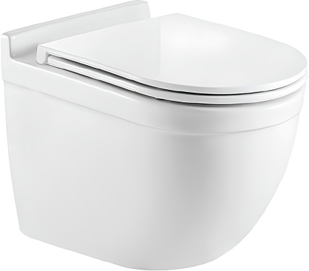 унитаз подвесной weltwasser heimbach 004 gl-wt 10000003808 белый глянец с сиденьем микролифт