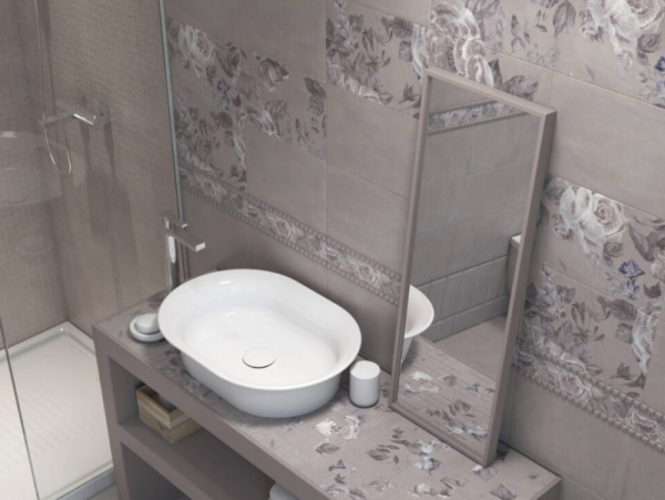 Керамическая плитка Kerama Marazzi Александрия серый 8266 настенная 20х30 см