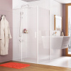 душевой уголок wasserkraft neime 120×90 19p07 профиль белый, стекло прозрачное