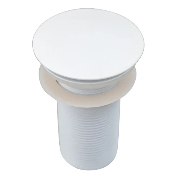 Донный клапан Splendy AA3071NORMWM для раковины, без перелива, матовый белый