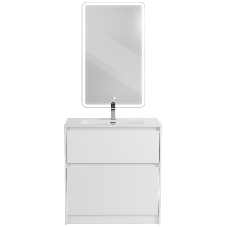 тумба для раковины belbagno kraft-800-2c-pia-bo, напольная, цвет белый.