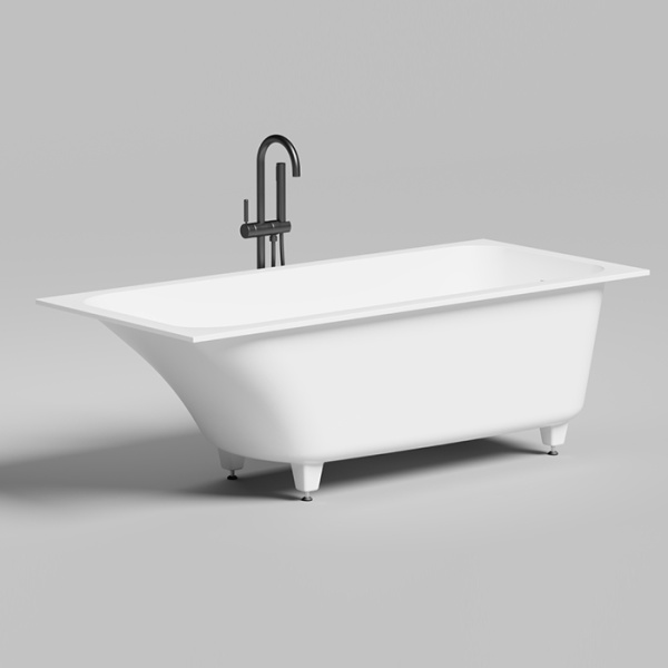 salini salini orlanda kit встраиваемая ванна 170х75х60cм., "up&down", сифон, щелевой слив-перелив, мат-л: s-sense, цвет: белый глянцевый