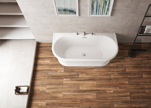 акриловая ванна belbagno bb408-1500-800 150х80 без гидромассажа