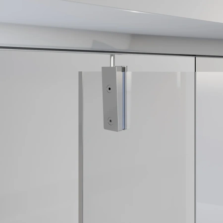 душевая дверь niagara nova 100 ng-63-10a профиль хром, стекло прозрачное