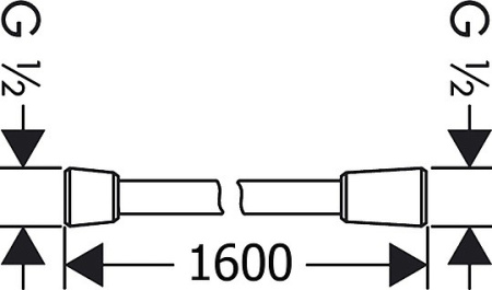 душевой шланг 160 см keuco elegance new 54995 011600