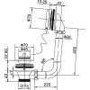 слив-перелив для belbagno bb04/05/06/20/21/22 bb-ovf-02-crm, хром