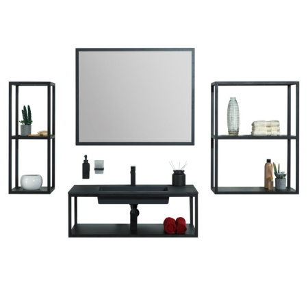 вставка для подвесной металлической полки cezares cadro-60/30-mens-bianco