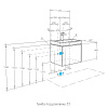 тумба под раковину aquaton асти 55 1a263101ax2b0 подвесная белая