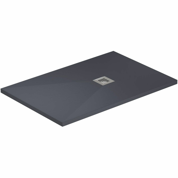 поддон для душевой кабинки из искусственного камня allen brau priority 120×80 8.31006-am антрацит