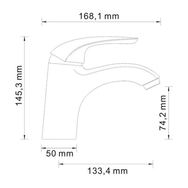 смеситель для раковины wasserkraft rossel 2803 цвет хром