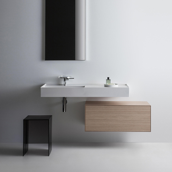 тумба под раковину laufen boutique 4.0905.0.150.250.1 120x50x43см., подвесная, 1 ящик, цвет: светлый дуб