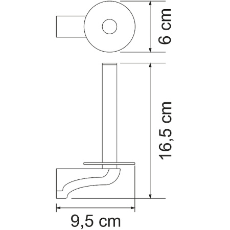 держатель запасного рулона wasserkraft kammel k-8397 цвет хром