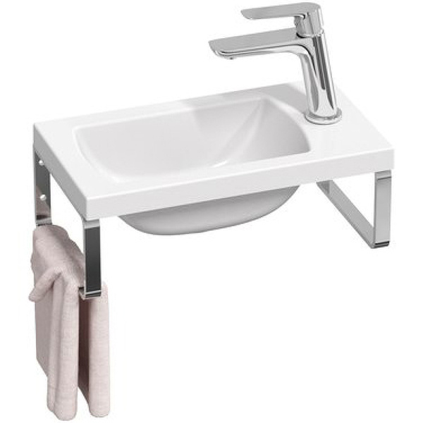 раковина ravak classic ii xjx01140004 накладная, 40x22 см, белая