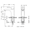 смеситель для раковины lemark evitta lm0506c хром