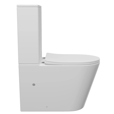 унитаз компакт aqueduto cone aqdscon10 напольный, безободковый, с бачком, сиденье с микролифтом, 63x38.5 см, белый глянцевый