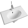 Раковина полувстраиваемая 61 см CeramaLux 9060F белая Раковина полувстраиваемая 61 см CeramaLux 9060F белая