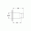 держатель ручного душа grohe new tempesta cosmopolitan 27594000