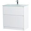 тумба для раковины belbagno kraft-800-2c-pia-bo, напольная, цвет белый.