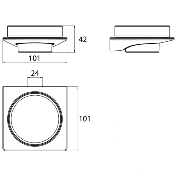 Мыльница Emco Art 1630 001 01 хром