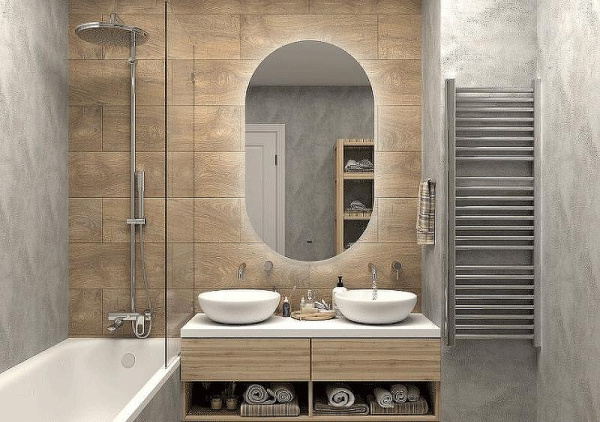 зеркало 70х120 см art&max torino am-tor-700-1200-ds-f